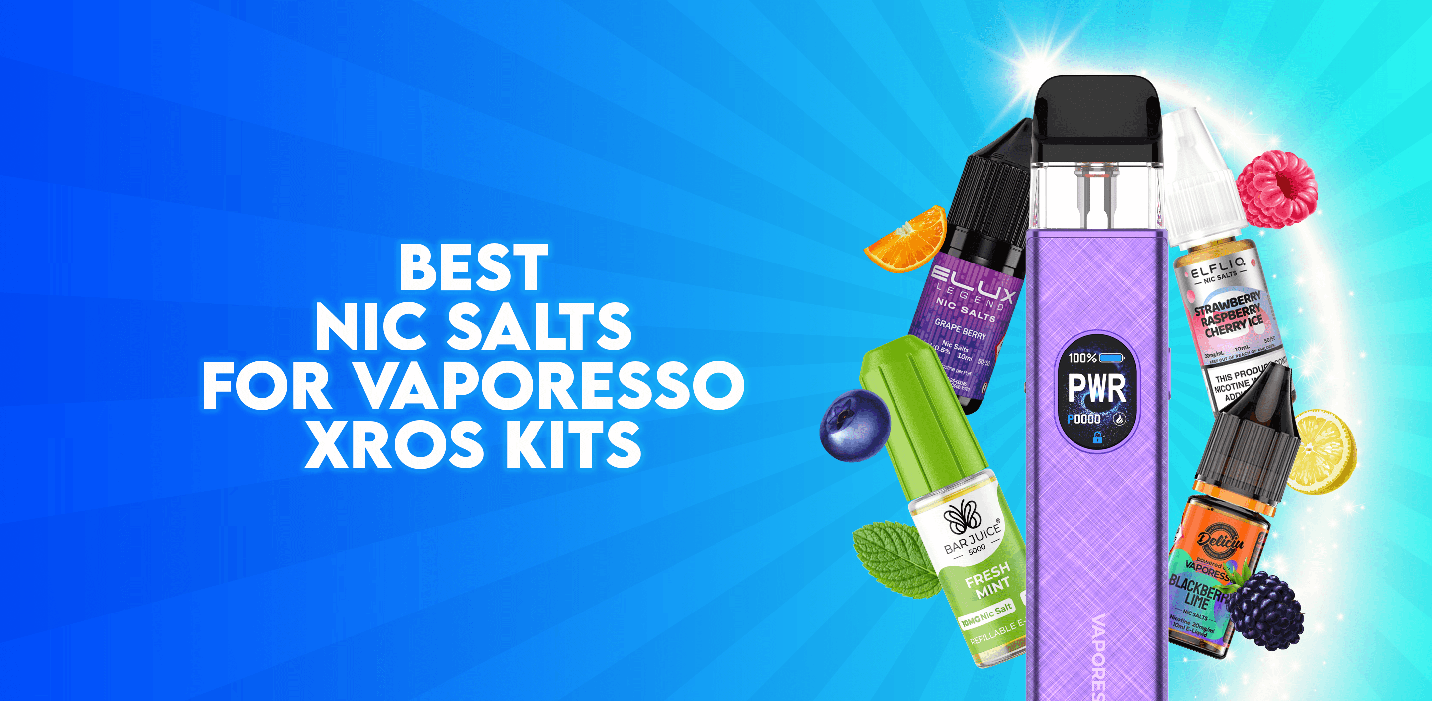 Best Nic Salts for Vaporesso XROS Kits - header image