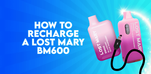 image showing how to recharge a Lost Mary BM600
