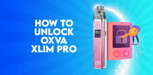 Image showing how to unlock the Oxva Xlim Pro Kit