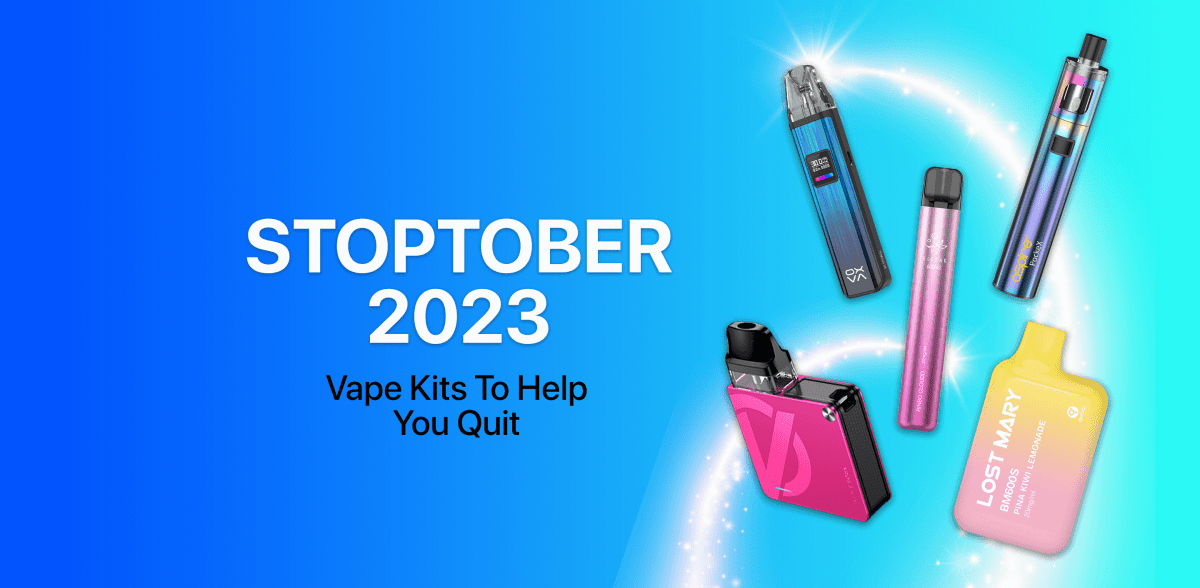 Stoptober 2023 - Vape kits to help you quit