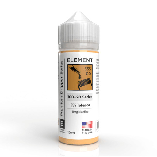 555 Tobacco Shortfill E-Liquid by Element 100ml - TABlites