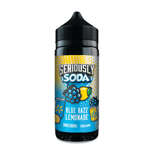 Blue Razz Lemonade Shortfill E-Liquid by Seriously Soda 100ml - TABlites