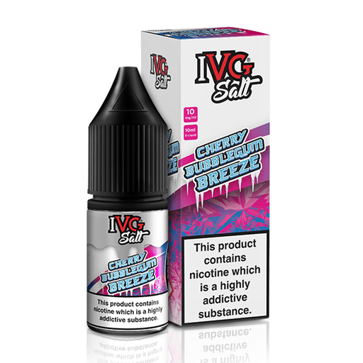Cherry Bubblegum Breeze Nic Salt E-Liquid by IVG - TABlites