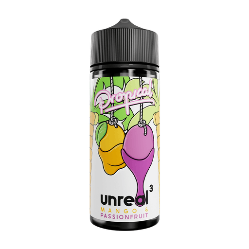 Mango and Passionfruit Short Fill E-Liquid by Unreal 3 100ml- 0660111267435 - TABlites