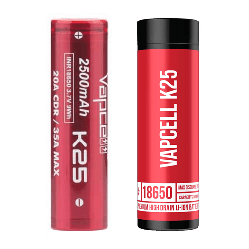 Vapcell K25 18650 Battery- 5060623760267 - TABlites