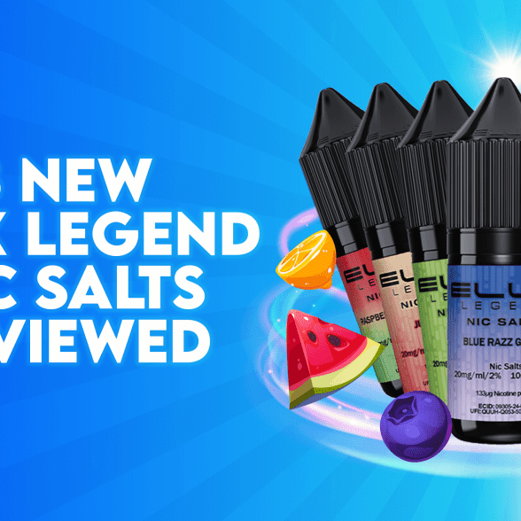 8 New Elux Legend Nic Salt E-Liquids Reviewed - TABlites