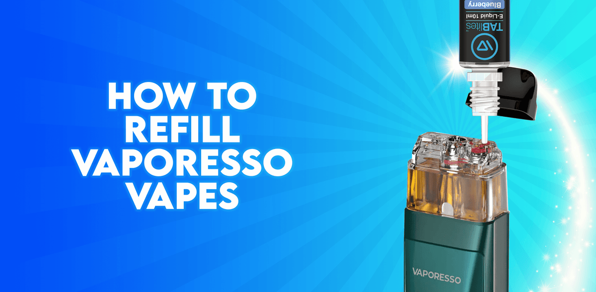 How To Refill Vaporesso Vapes | TABlites Tablites How To Refill Vaporesso Vapes | TABlites Tablites