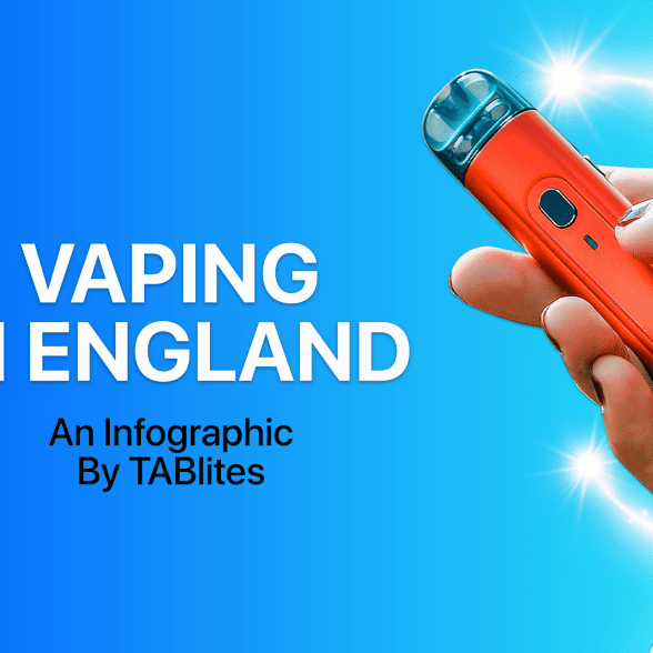 Vaping In England an Infographic by TABlites - TABlites