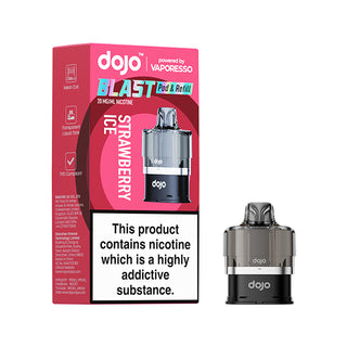 Strawberry Ice Vaporesso Dojo Blast 6000 Prefilled Pods