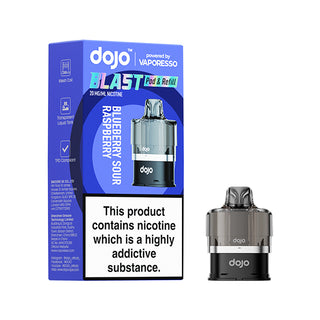 Blueberry Sour Raspberry Vaporesso Dojo Blast 6000 Prefilled Pods