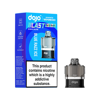 Blue Razz Ice Vaporesso Dojo Blast 6000 Prefilled Pods