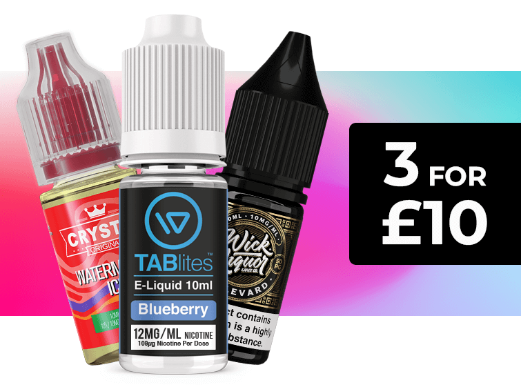 3 For £10 E-Liquids
