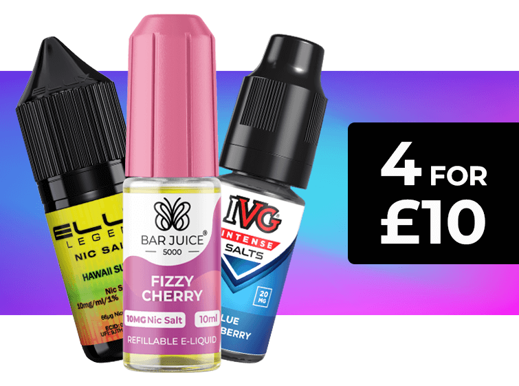 4 For £10 E-Liquids