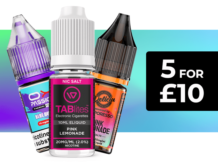 5 For £10 E-Liquids