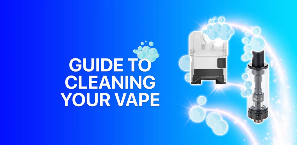 'Guide to cleaning your vape' Banner | Tablites Vape Shop