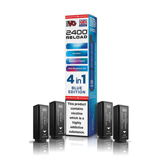 Blue Edition IVG 2400 Reload 4 In 1 Pods