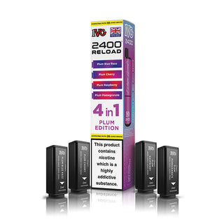 Plum Edition IVG 2400 Reload 4 In 1 Pods