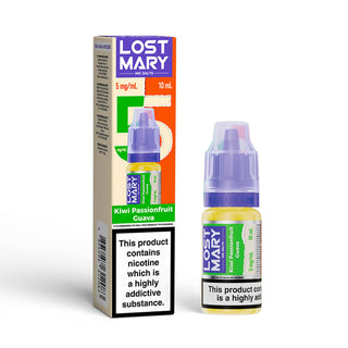 Kiwi Passionfruit Guava Lost Mary Nic Salts