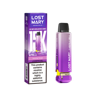 Summer Grape Nera 30K Prefilled Pod Cartridges by Lost Mary box