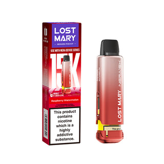 Raspberry Watermelon Nera 30K Prefilled Pod Cartridges by Lost Mary