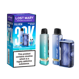 Blueberry Edition Nera 30K Fullview Prefilled Pod Kit by Lost Mary