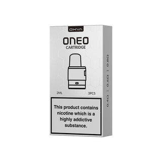 Oxva Oneo Pod Cartridge Box with TPD warnings