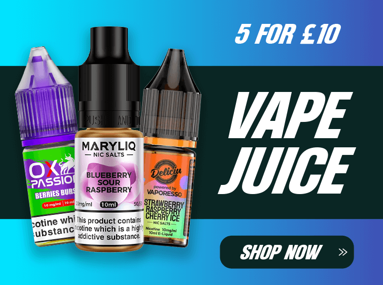 5 for £10 vape Juice Multi-Buy Deals