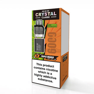 Triple Mango SKE Crystal CL6000 Vape Kit Box