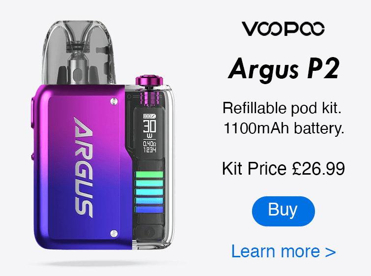 Voopoo Argus P2 Vape Kit - £26.99 - buy here