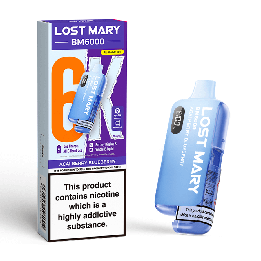 Lost Mary BM6000 Prefilled Rechargeable Pod Kit Tablites Lost Mary BM6000 Prefilled Rechargeable Pod Kit Tablites