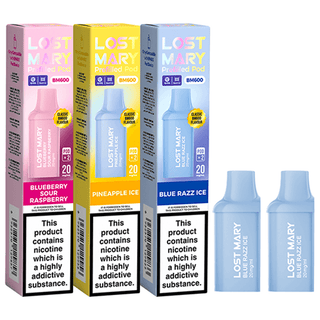 All Flavours Lost Mary BM600 Prefilled Replacement Pod Refills