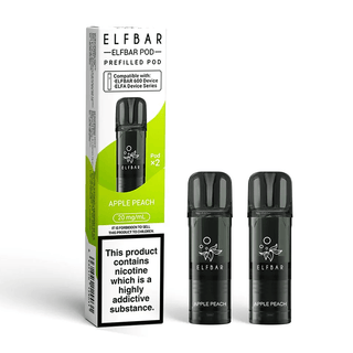 Apple Peach Elfbar 600 Prefilled Pods 20mg