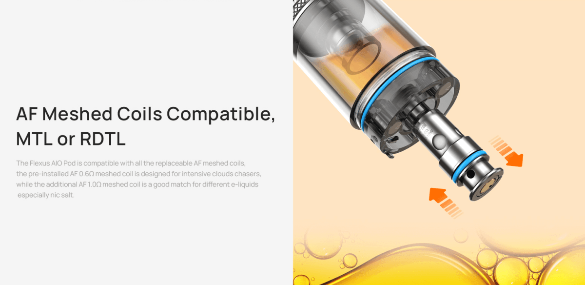 Aspire Flexus AIO Replacement Pod Tablites Aspire Flexus AIO Replacement Pod Tablites