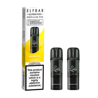 Banana Ice Elfbar 600 Prefilled Pods 20mg
