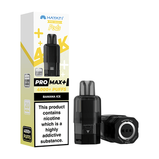 Hayati Pro Max+ 4K Replacement Pods - Banana Ice