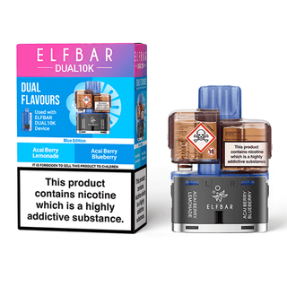 Blue Edition Elf Bar Dual 10K Refill Pods
