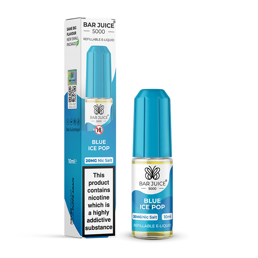 Blue Ice Pop Bar Juice 5000 Nic Salt E-Liquid Tablites Blue Ice Pop Bar Juice 5000 Nic Salt E-Liquid Tablites