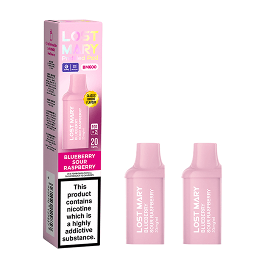 hayati pro strawberry raspberry ice Lost Mary QM600 Review UK main image 1