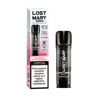 Blue Sour Raspberry Tappo Pods by Lost Mary - With Box