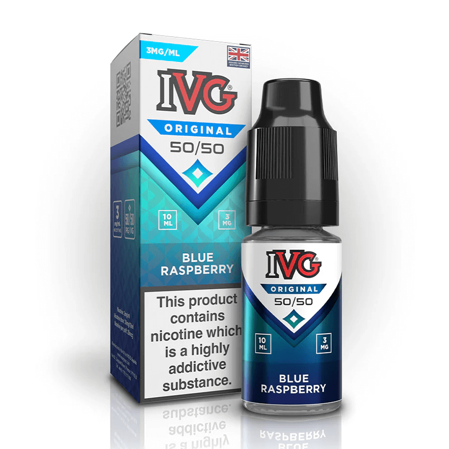 Blue Raspberry 50/50 E-Liquid by IVG - 4 for 10 Tablites Blue Raspberry 50/50 E-Liquid by IVG - 4 for 10 Tablites