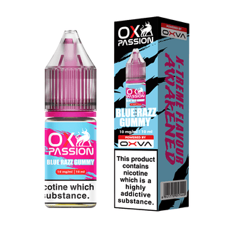 Blue Razz Gummy OX Passion Nic Salt E-Liquid by OXVA