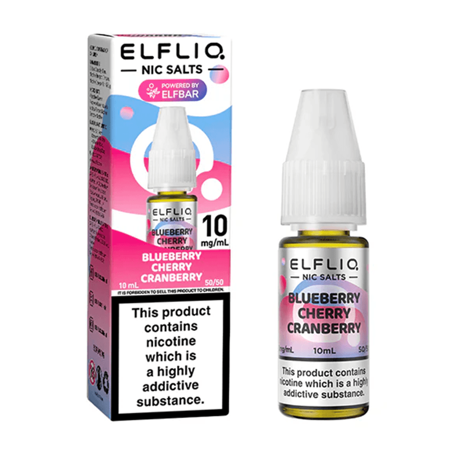 Blueberry Cherry Cranberry ElfLiq Nic Salt E-Liquid | 4 for 10 Tablites Blueberry Cherry Cranberry ElfLiq Nic Salt E-Liquid | 4 for 10 Tablites