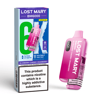 Blueberry Cherry Cranberry Lost Mary BM6000 Prefilled Pod Kit