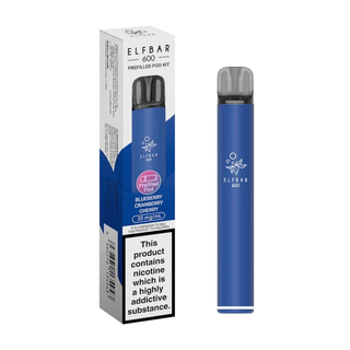 Blueberry Cranberry Cherry Elfbar 600 Prefilled Pod Kit