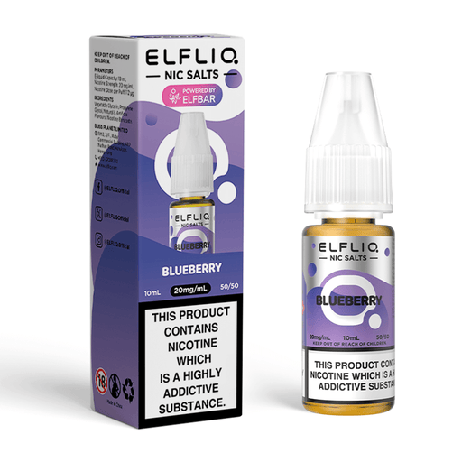 Blueberry Elfliq Vape Juice by Elf Bar - 4895258300899 - TABlites