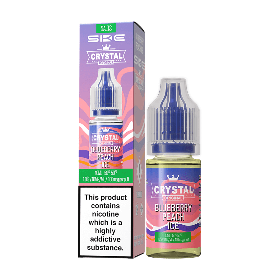 Blueberry Peach Ice Crystal Vape Juice by SKE