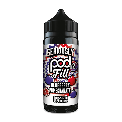 Blueberry Pomegranate Seriously Podfill X2 50:50 100ml by Doozy