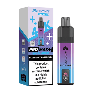 Hayati Pro Max+ 4K Prefilled Pod Vape Kit - Blueberry Raspberry