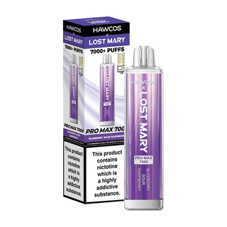 Blueberry Sour Raspberry Pro Max 7000 by Hawcos x Lost Mary