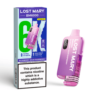 Blueberry Sour Raspberry Lost Mary BM6000 Prefilled Pod Kit